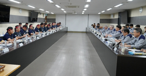 한국GM 노사 교섭. 전국금속노조 한국GM지부 제공